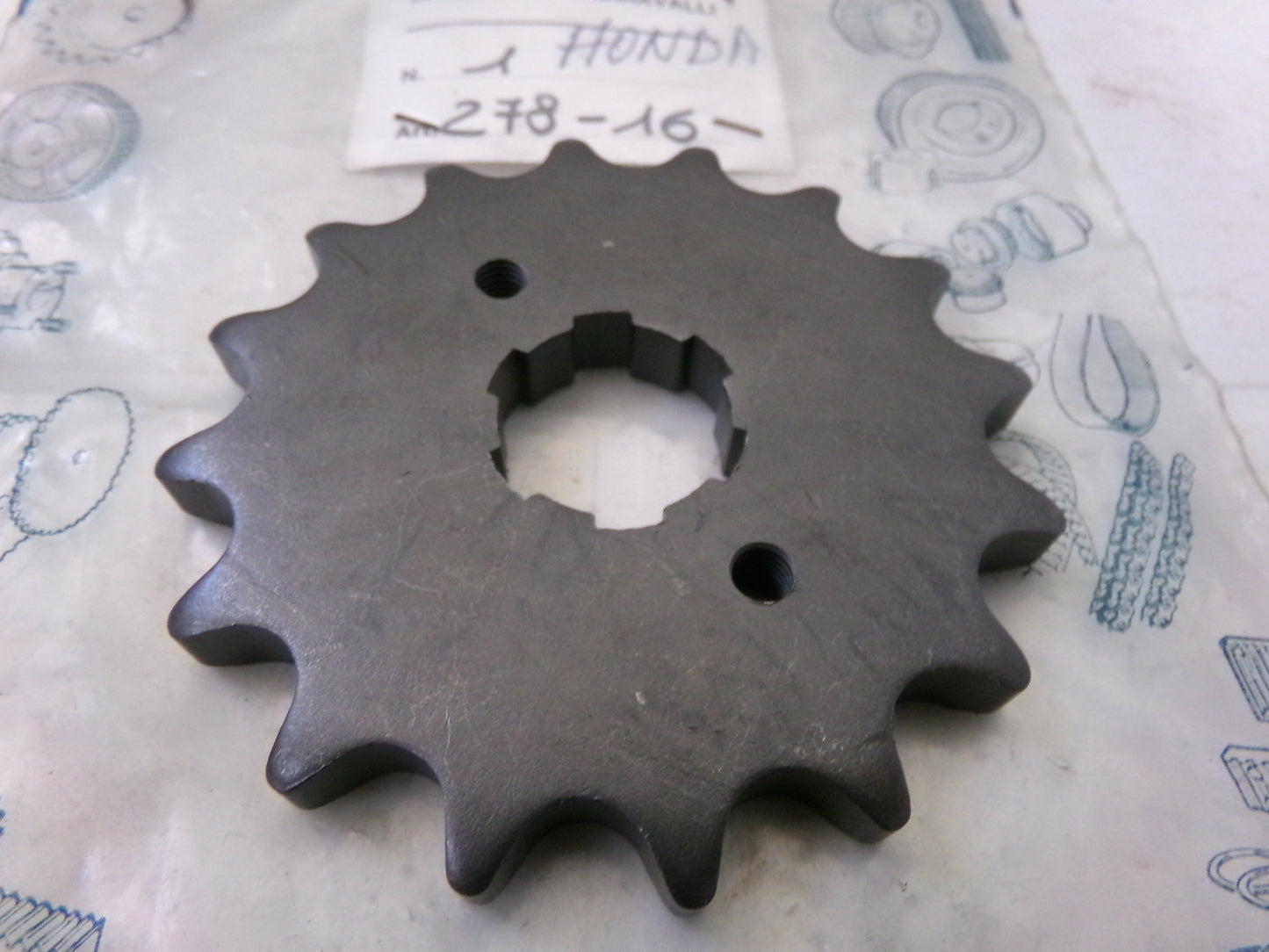 per moto honda cb 350 four pignone catena sprocket rear chain z 16 passo 530 e278k