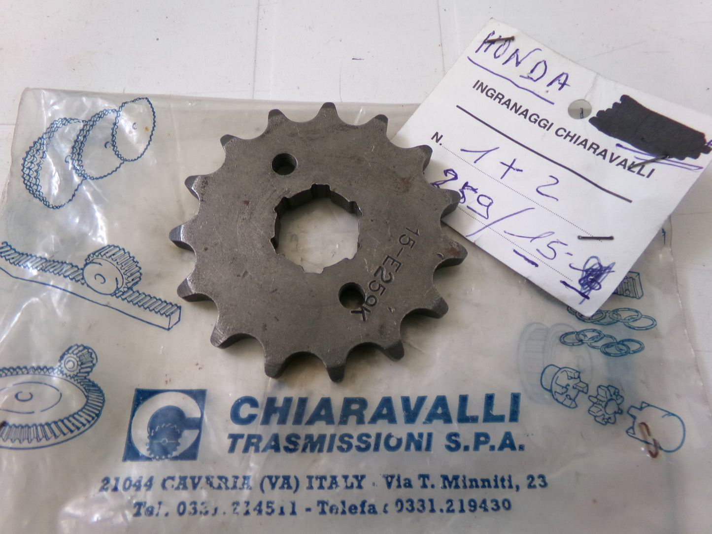 per moto honda cm 185 t 1979 1980 1981 pignone catena sprocket chain z 15 passo 428