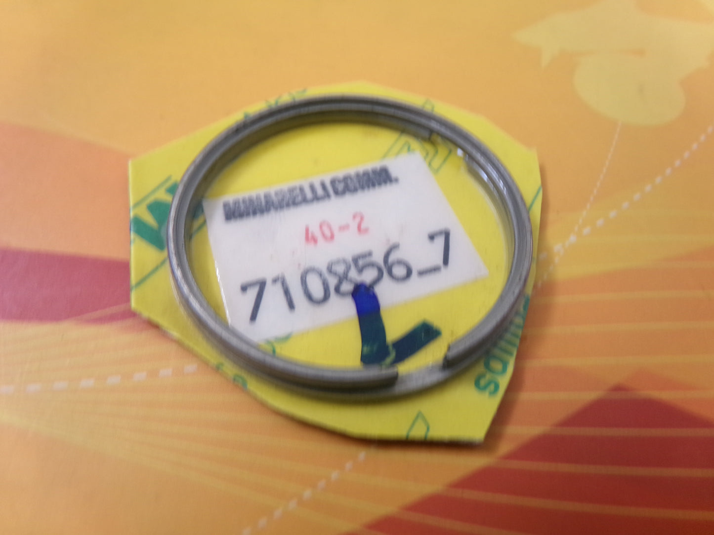 per franco morini motore ciclomotore moped engine anello fascia pistone ring piston 40,2 l ac