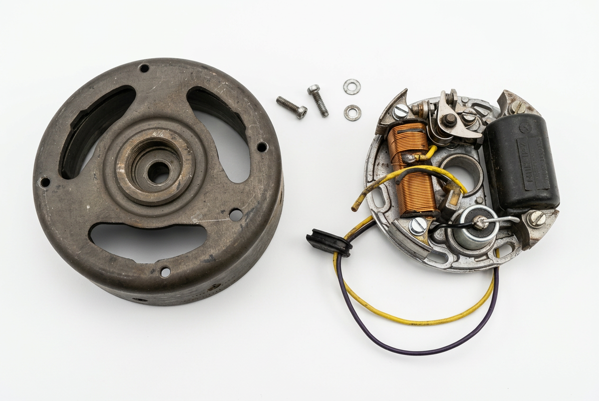 per garelli gulp flex vip motore verticale pedali volano statore bosch 0212112070