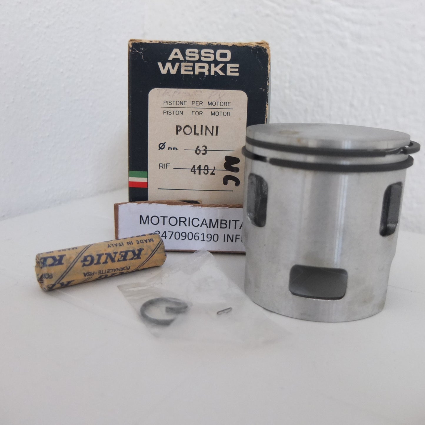 Per Piaggio Vespa px 125 150 pistone diametro 63 per cilindro Polini piston Kolbe 4182