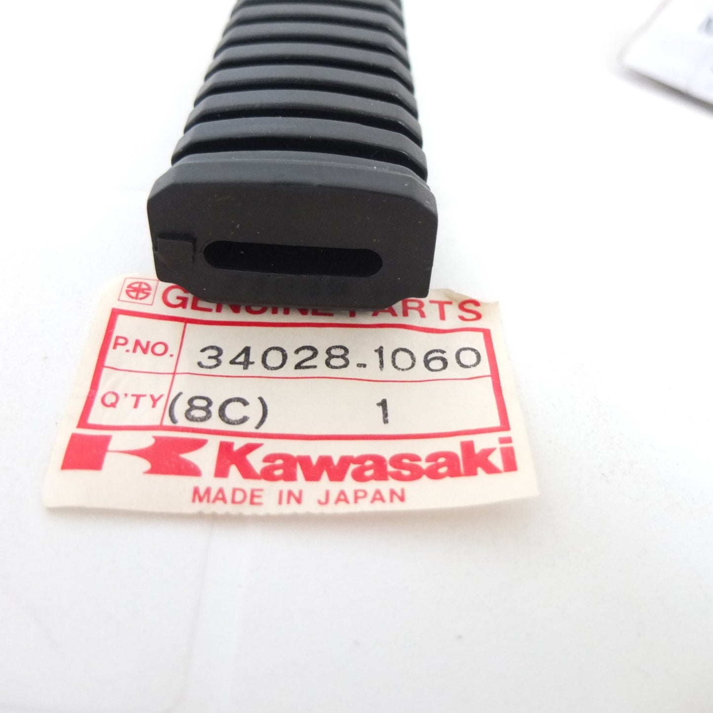 per kawasaki gpz900 r 1984 1989 pedana posteriore gomma step rubber rear 34028-1060