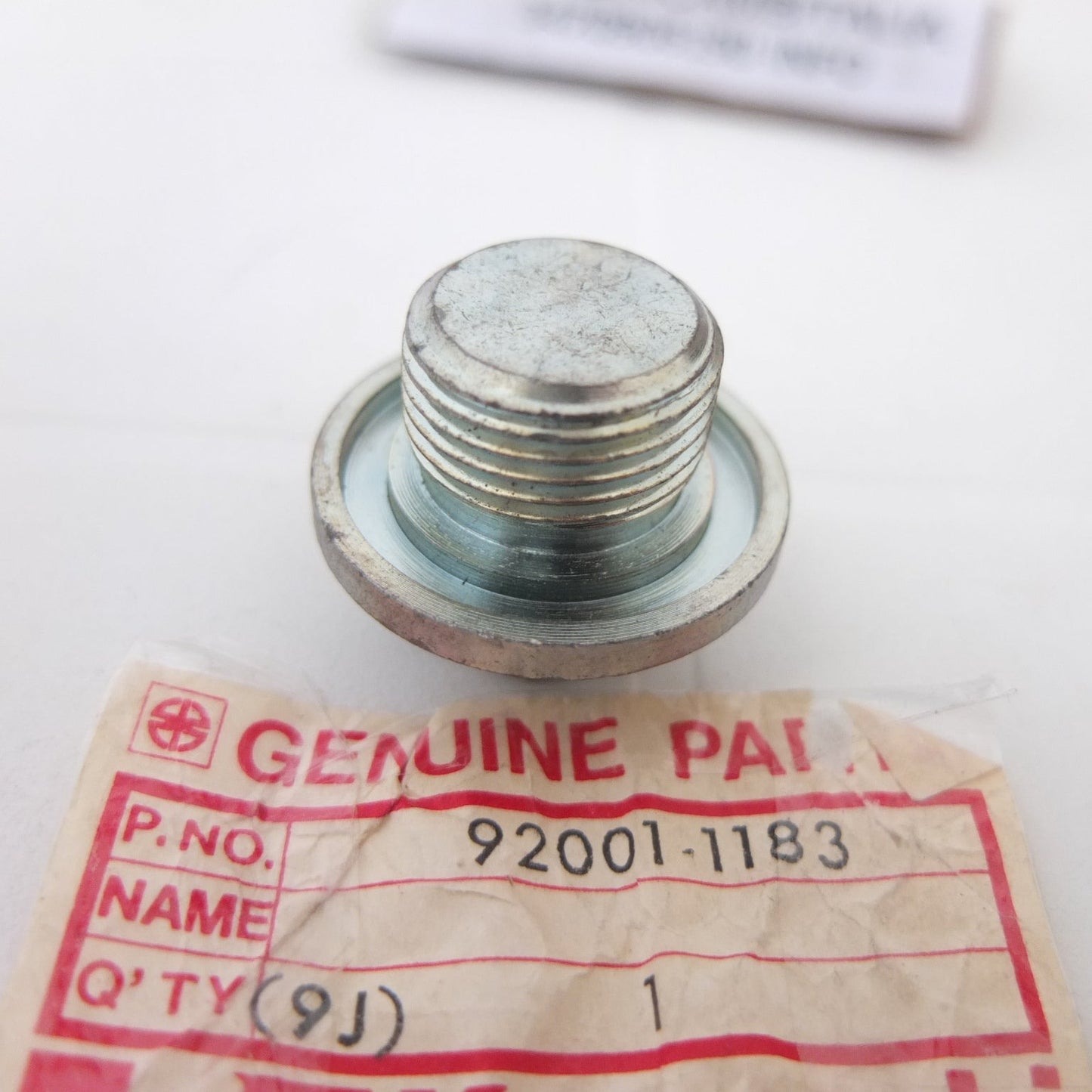 per kawasaki z1000 1978 1983 dado vite scarico olio oil drain plug screw 92001-1183