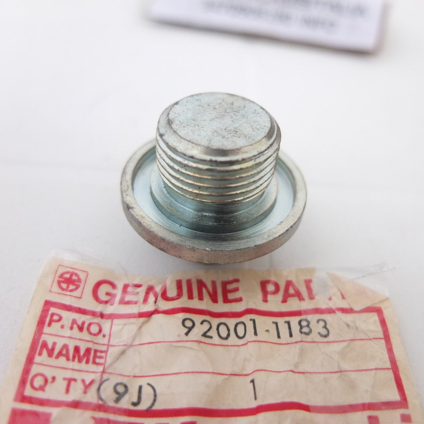 per kawasaki gpz1100 1981 dado vite scarico olio oil drain plug screw 92001-1183