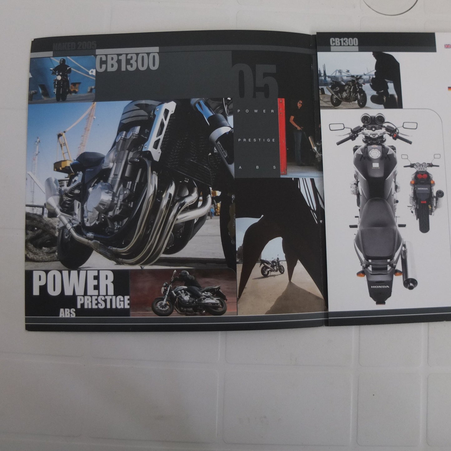 Per Honda cbr 1300 abs 2005 depliant moto pubblicita catalogo informazioni