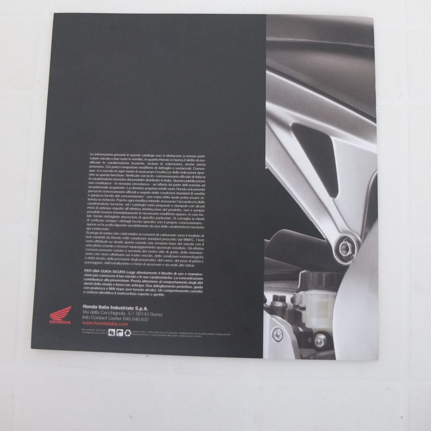 per honda cbr600rr cbr1000rr 2011 depliant pubblicita catalogo brochure