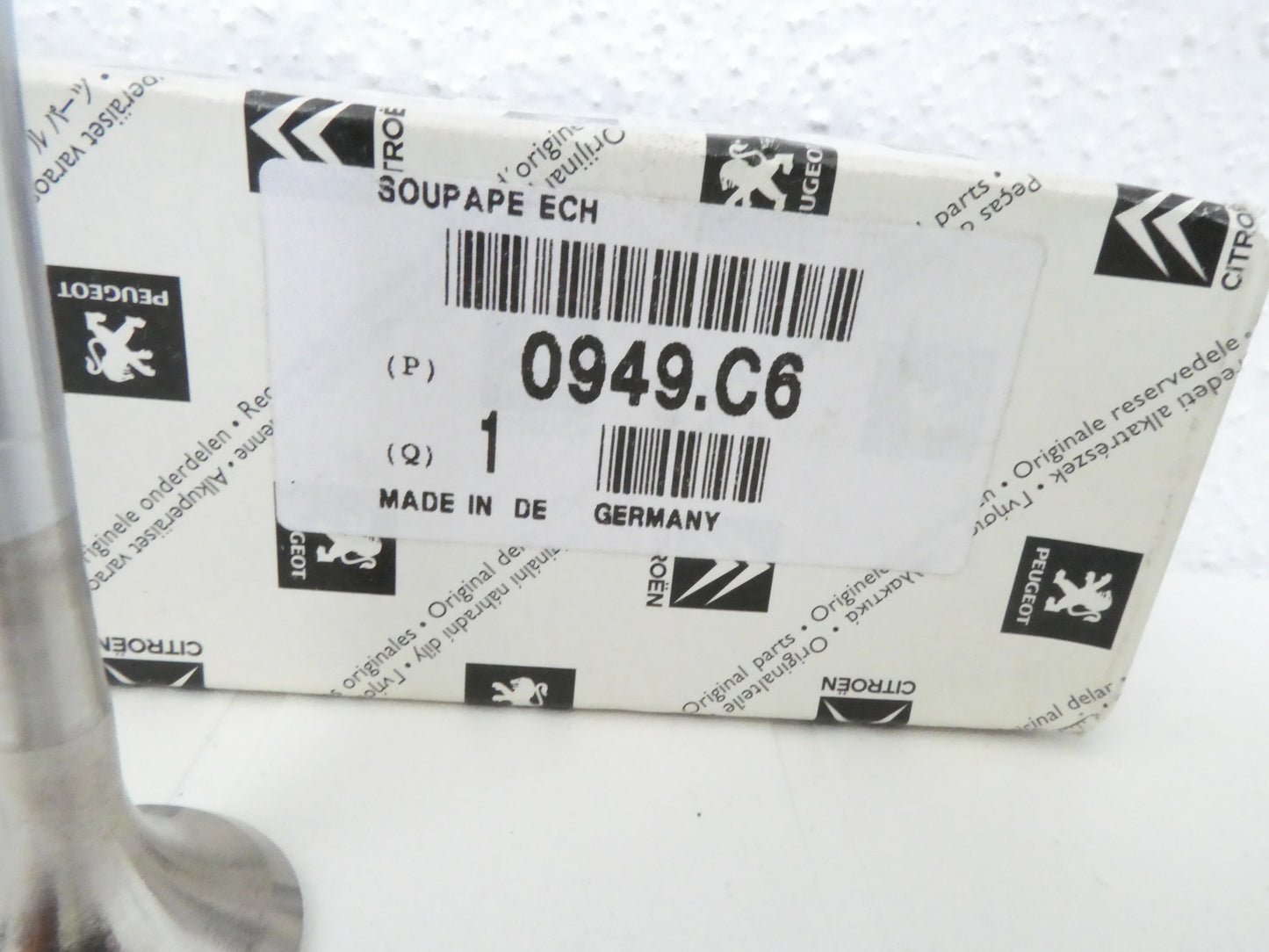 per peugeot citroen 0949c6 valvola scarico exhaust valve soupape echappement