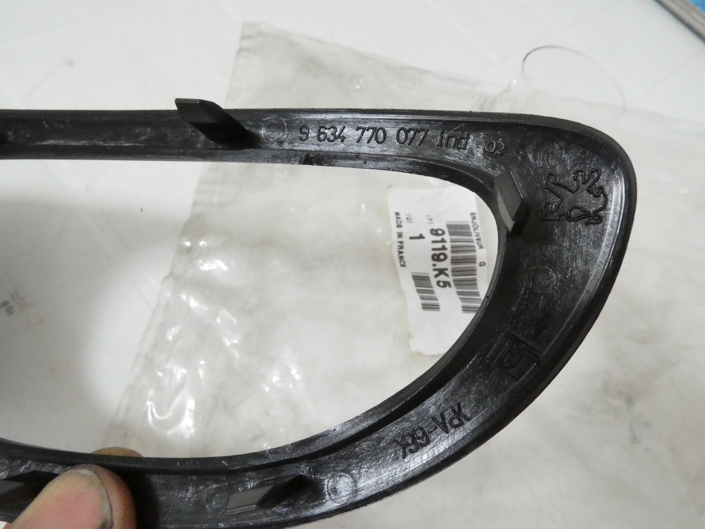 Per Peugeot 307 auto 9119K5 cornice copertura maniglia posteriore sinistra 9634770077