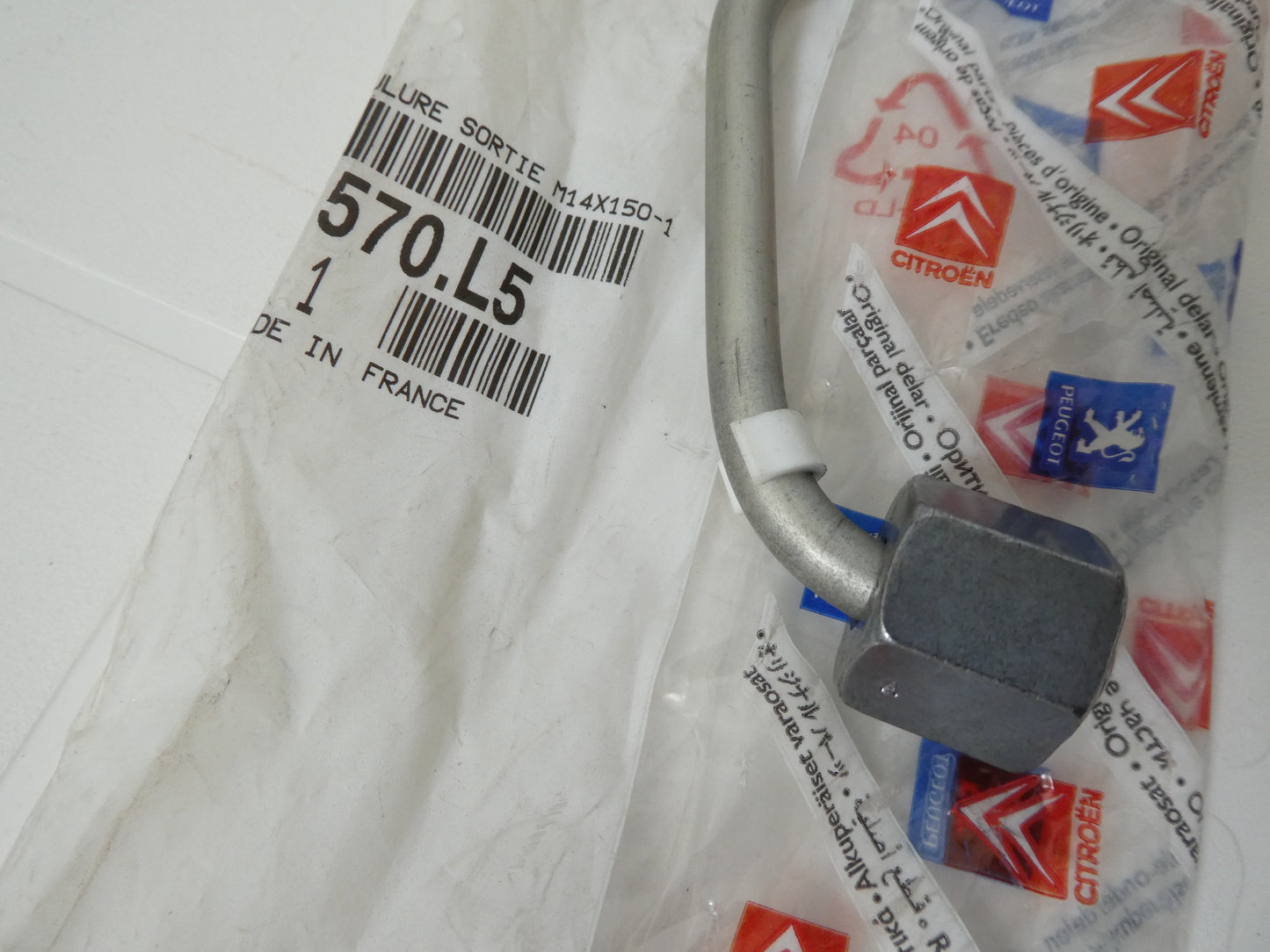 Per Citroen c5 2.2 HDI Peugeot 407 1570L5 tubo tubazione iniezione auto fuel tube system