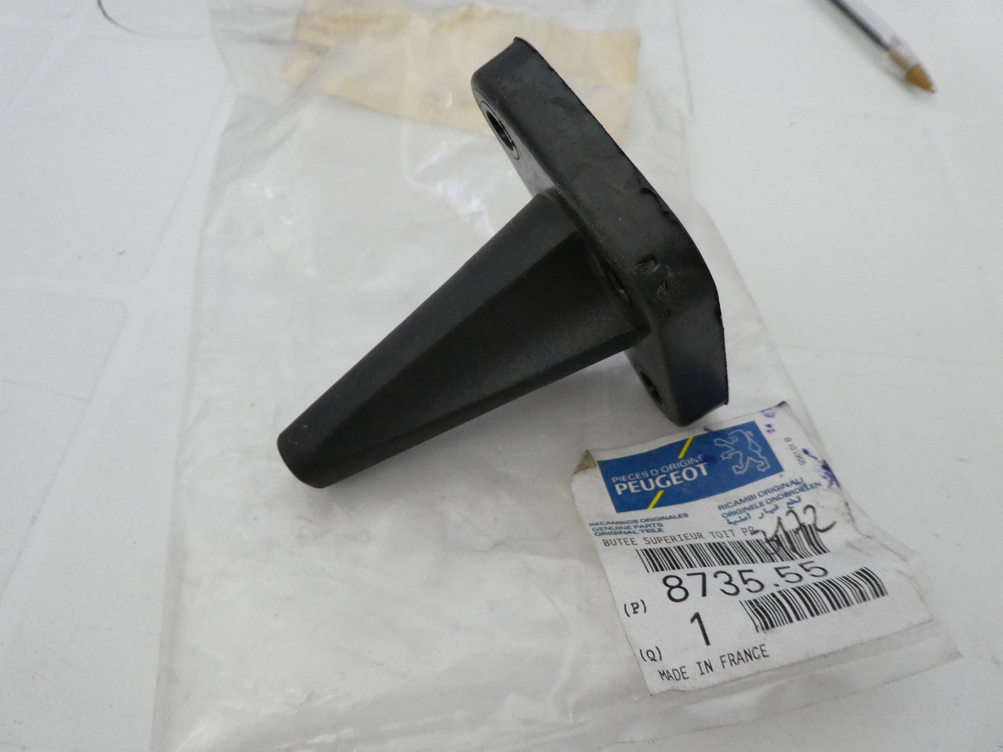 Per Peugeot 873555 206 coupe cabrio tampone paracolpi battuta portellone posteriore auto