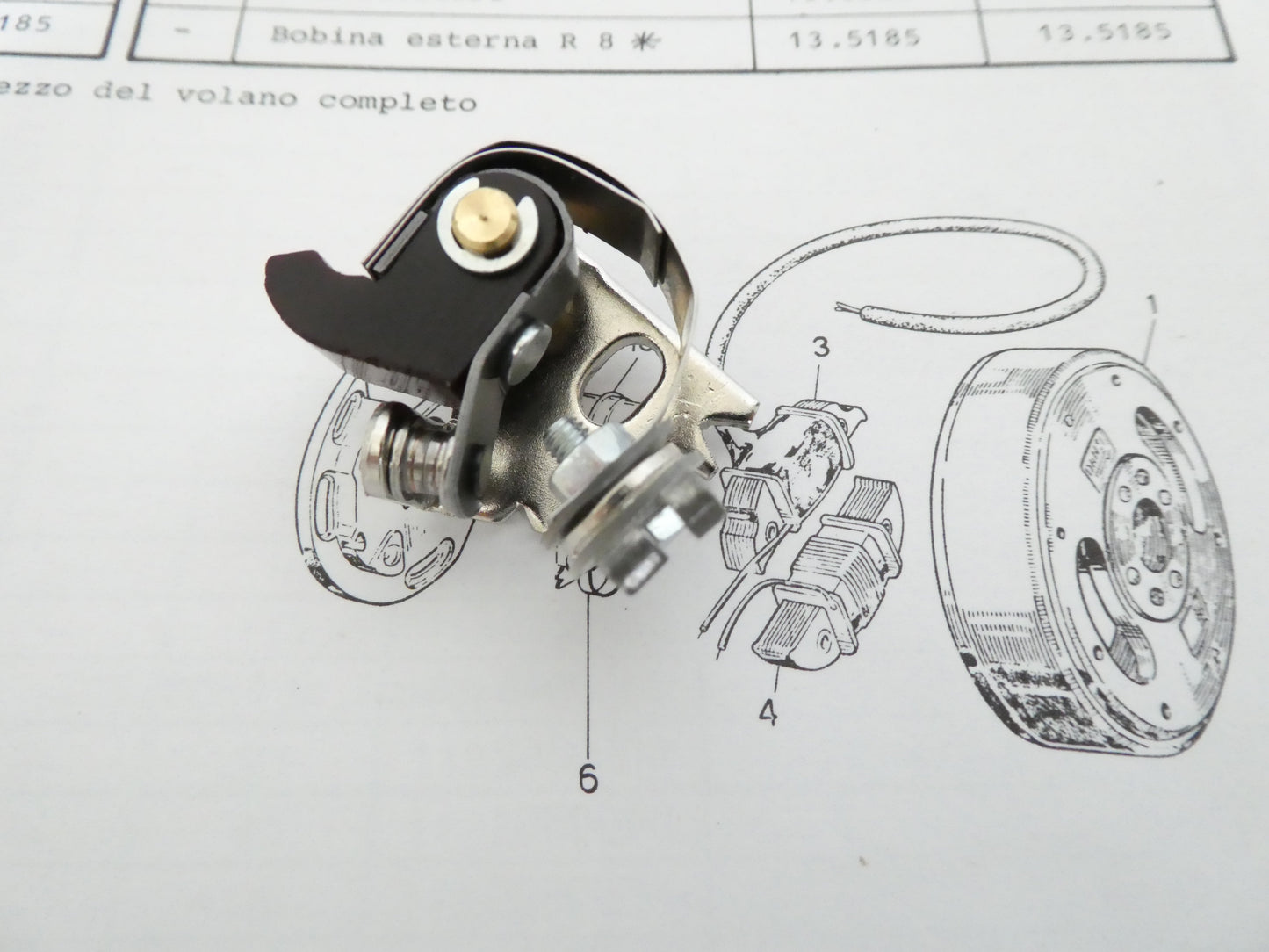 Per Lambretta innocenti lui 50 s contatti Puntine accensione volano contact point per Ducati volano