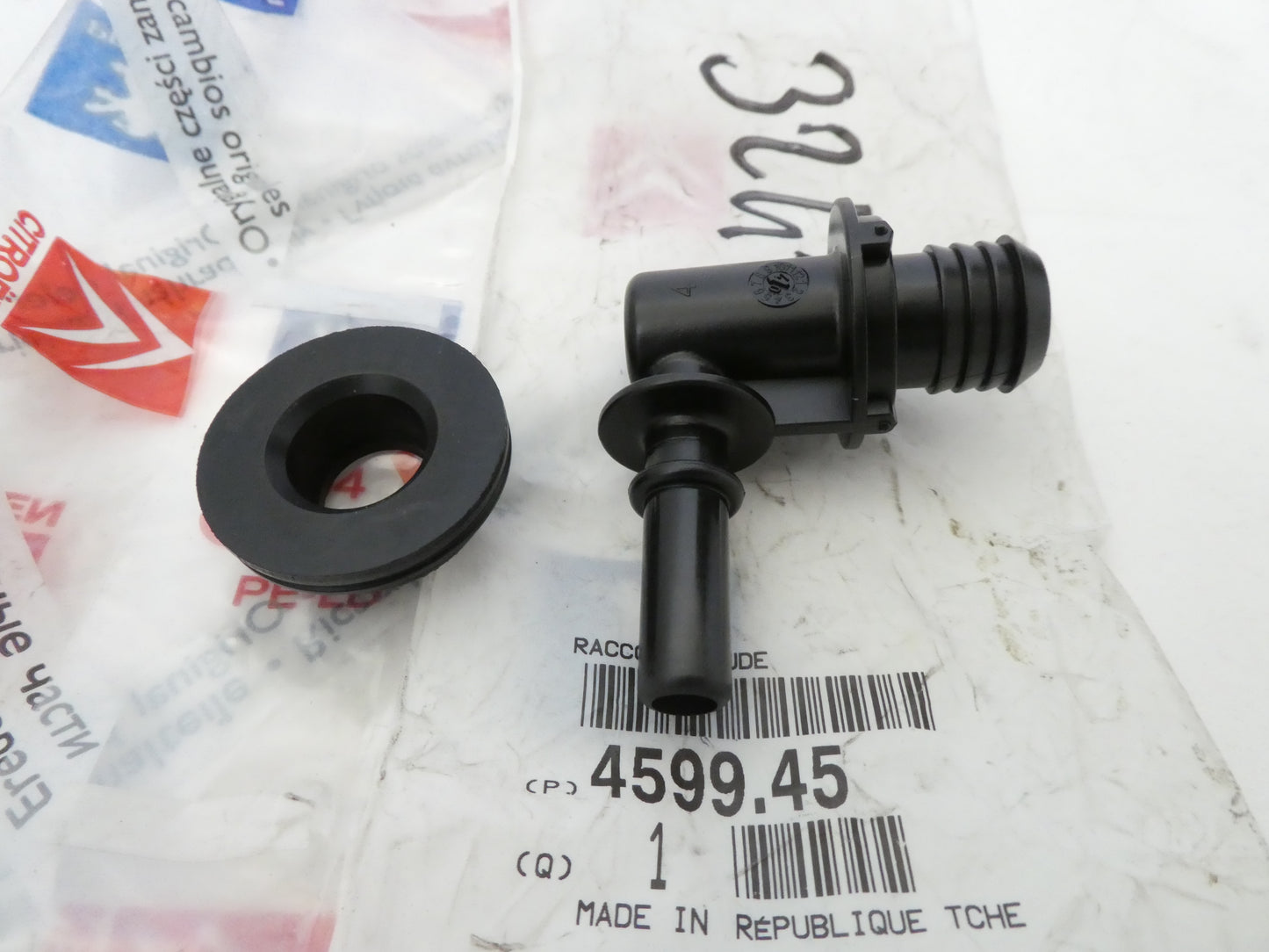 per peugeot 459945 raccordo servofreno servo frein raccord coude intake brake servo