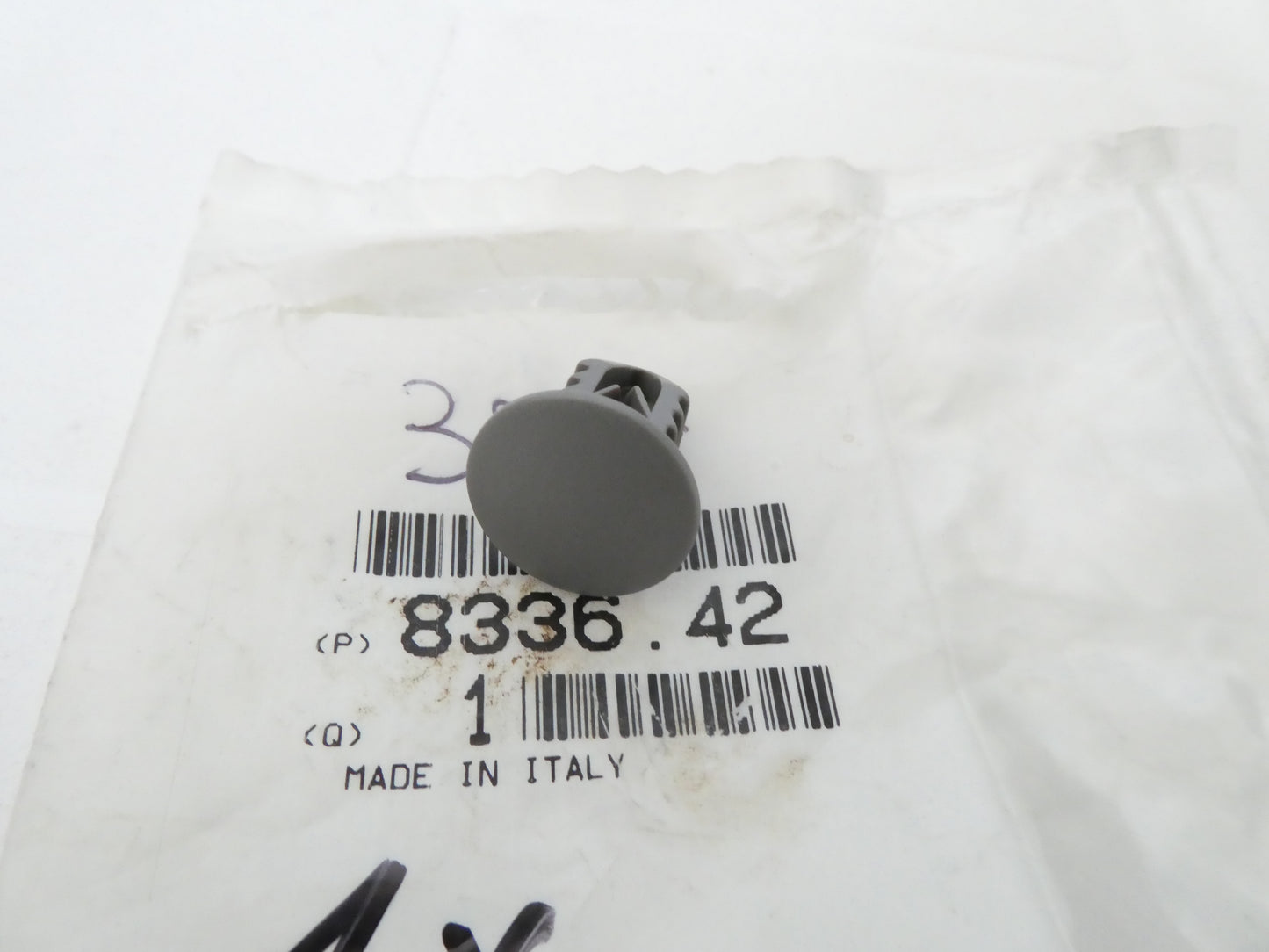 per peugeot citroen 833642 clip fissaggio grigio bottone fixing button grey