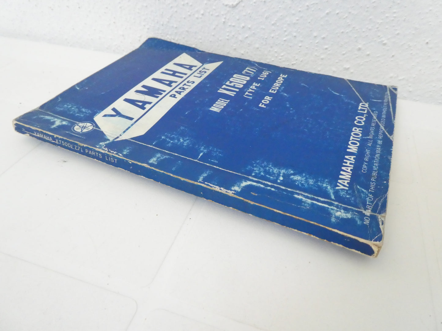 Per Yamaha xt 500 1u6 1977 moto manual parts schematic manuale catalogo ricambi motore telaio