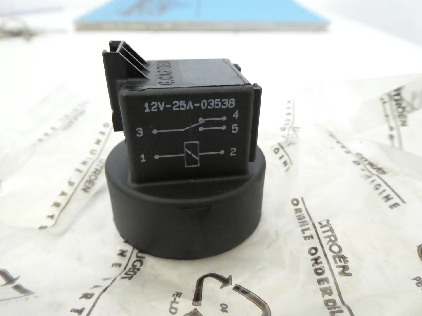 per peugeot 106 II 205 405 luci rele relay light gcartier 12v 25a 03538 655545