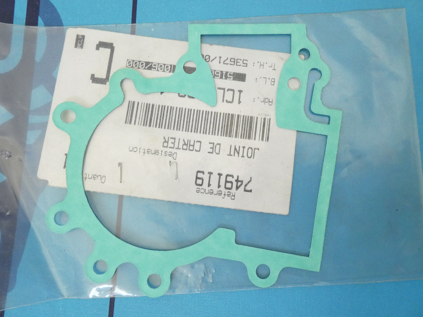 Per Peugeot scooter 50 Guarnizione carter motore crankcase gasket engine ludix speedfigt jet force 749119