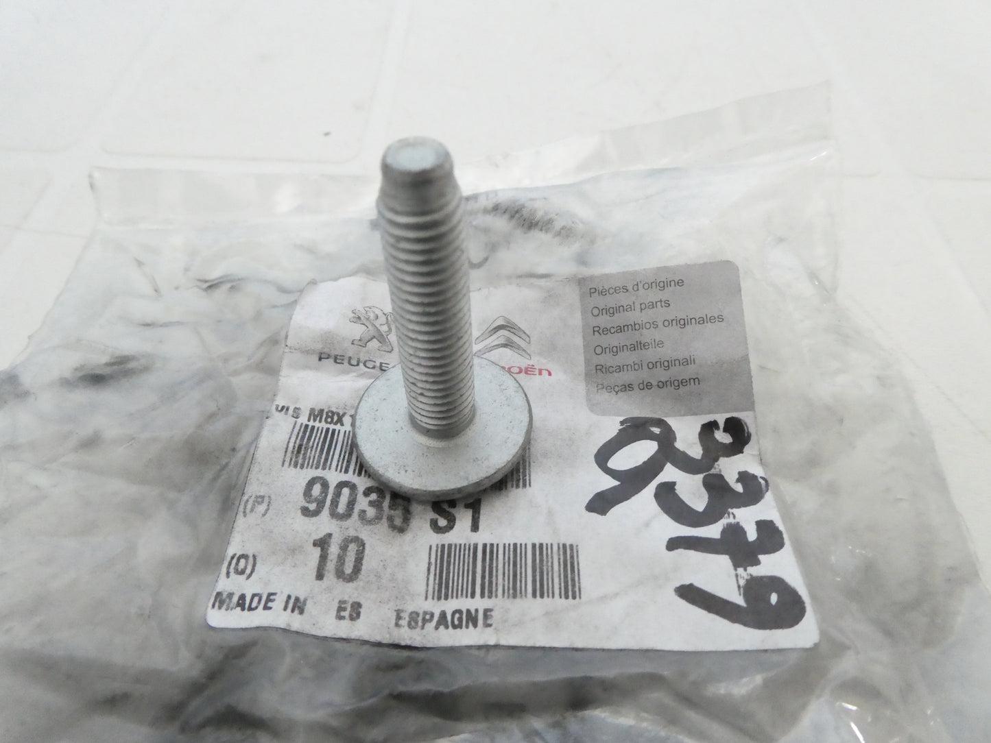 per peugeot citroen vite bullone torx screw bolt vis boulon schraube m 8 x 36 1,25 9035s1