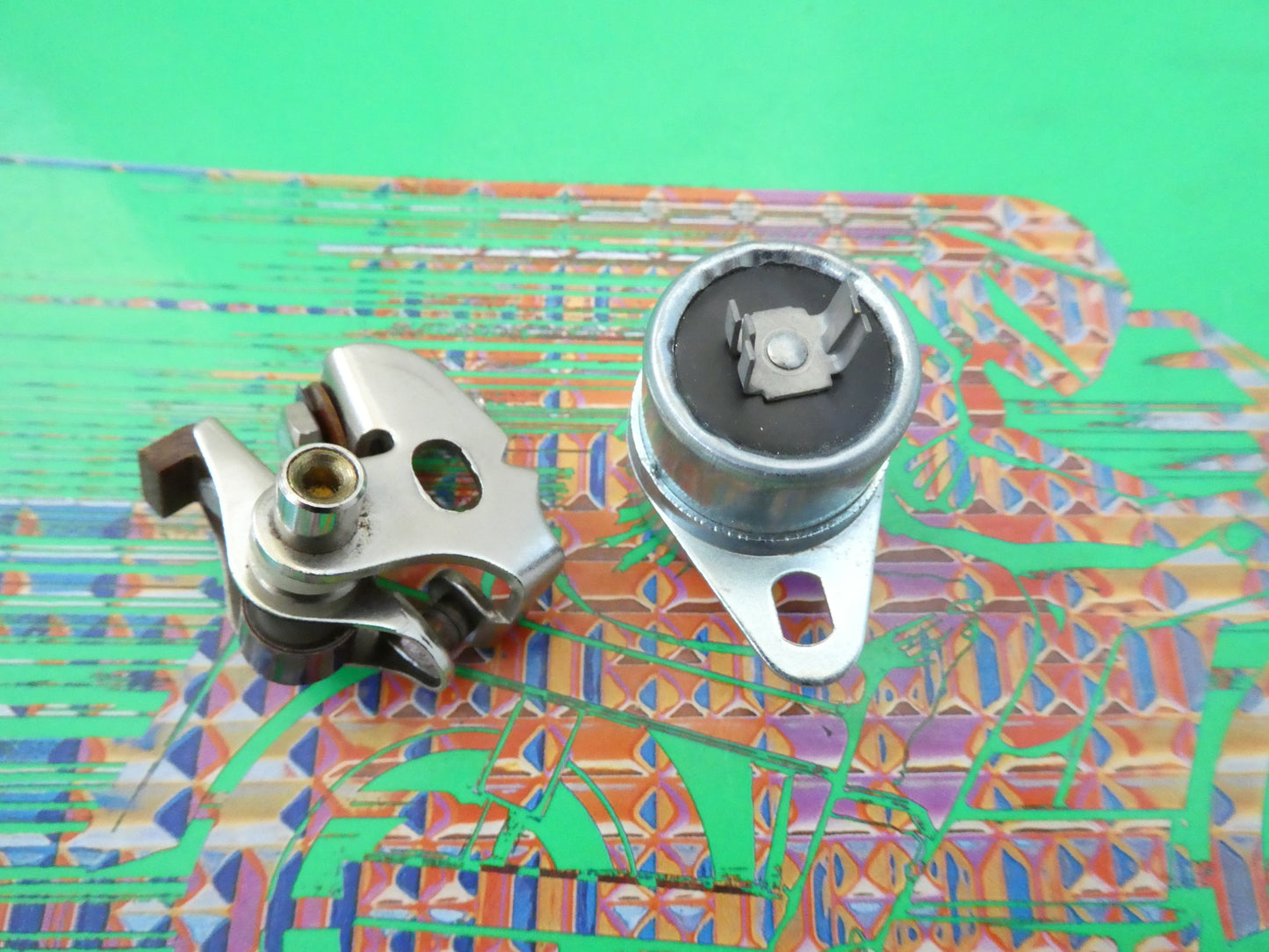 Per Peugeot Moped bb 102 ms kt gt 10 kit contatti Condensatore accensione volano per volano Peugeot