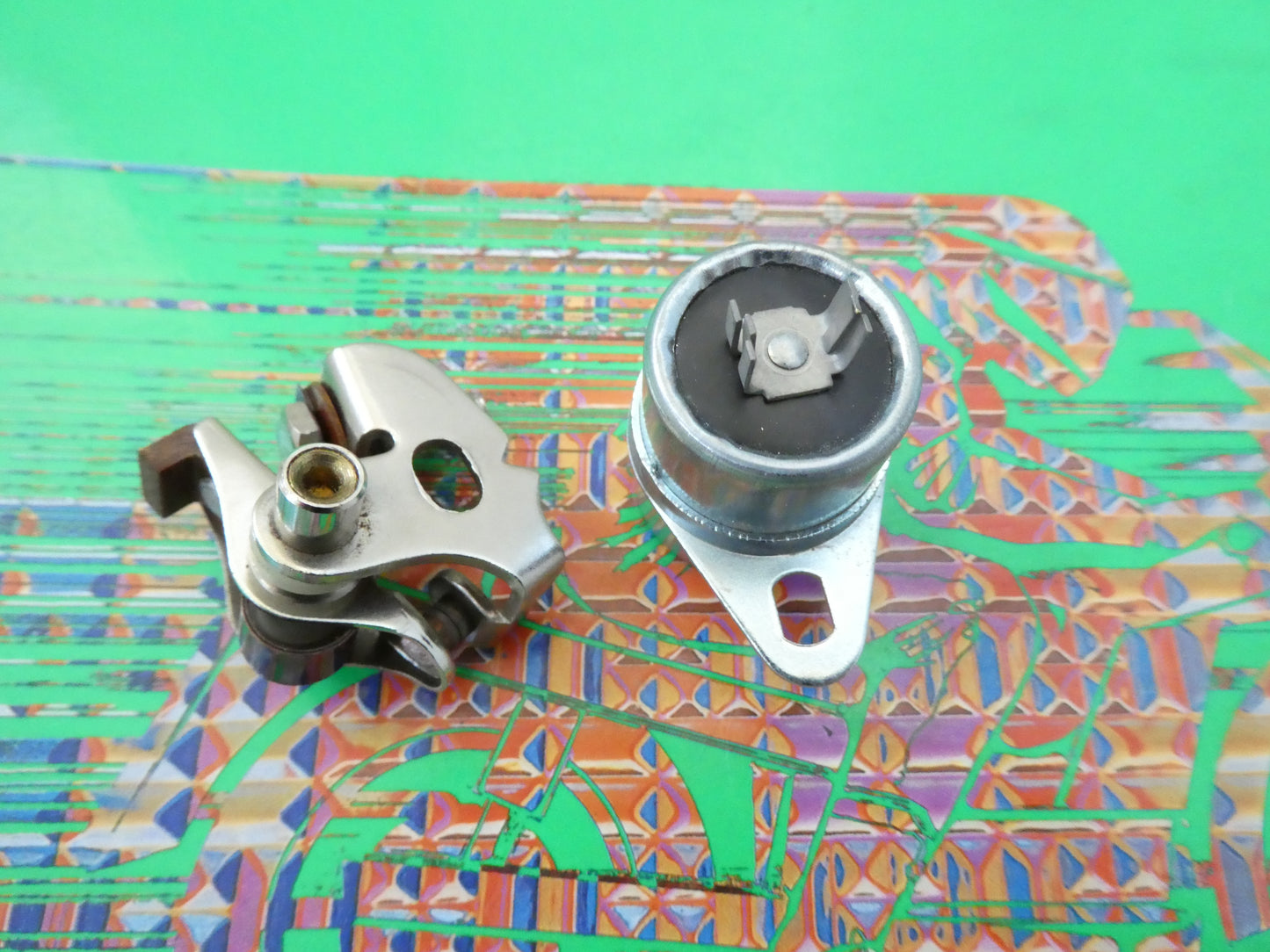 Per Peugeot Moped 103 ls lsv kit contatti Condensatore accensione volano per volano Peugeot