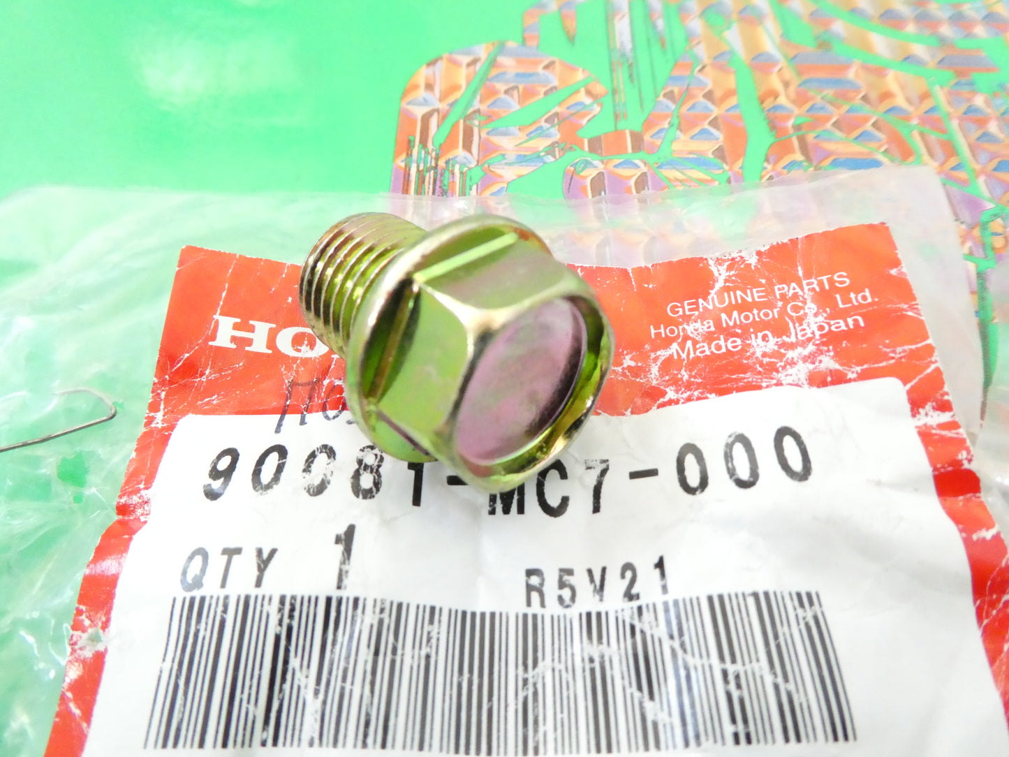 Per Honda cbr 1000 f moto dado scarico olio motore bolt plug 90081MC7000