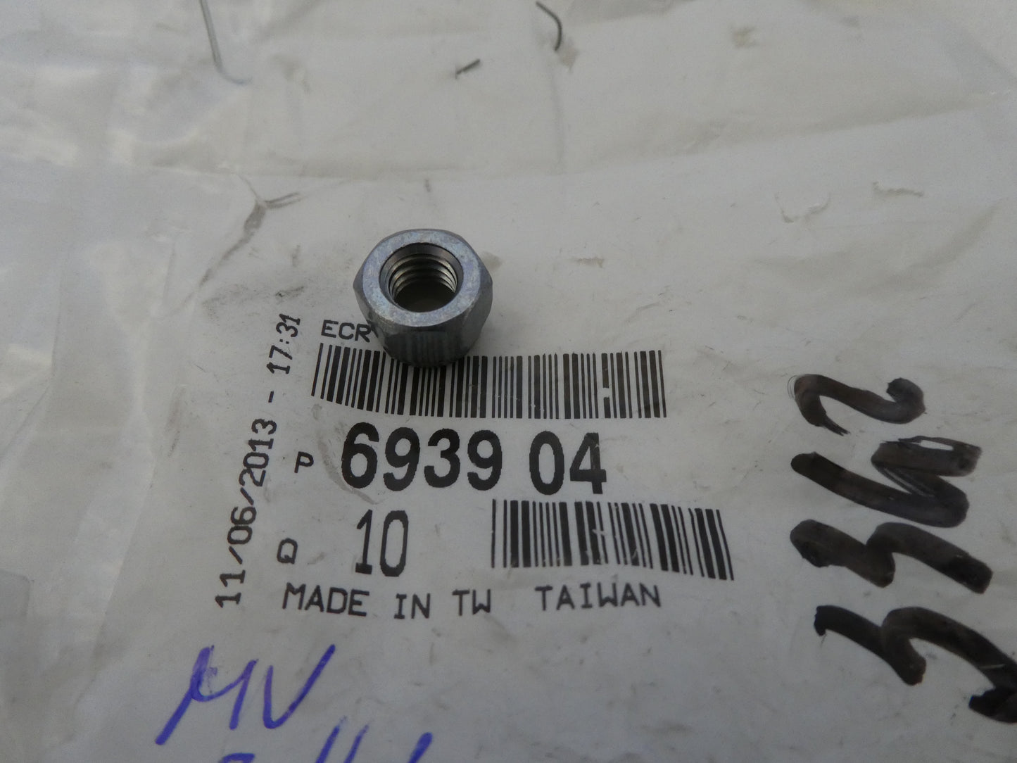 per peugeot citroen ds dado bloccaggio nut locking ecrou fre 693904