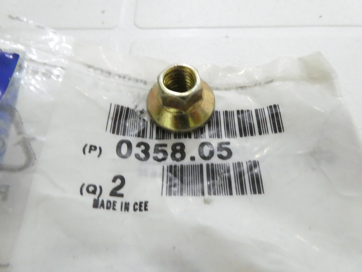 per peugeot 605 89 99 dado flangiato collettore intake manifold nut 035805 10x8 x 1,25