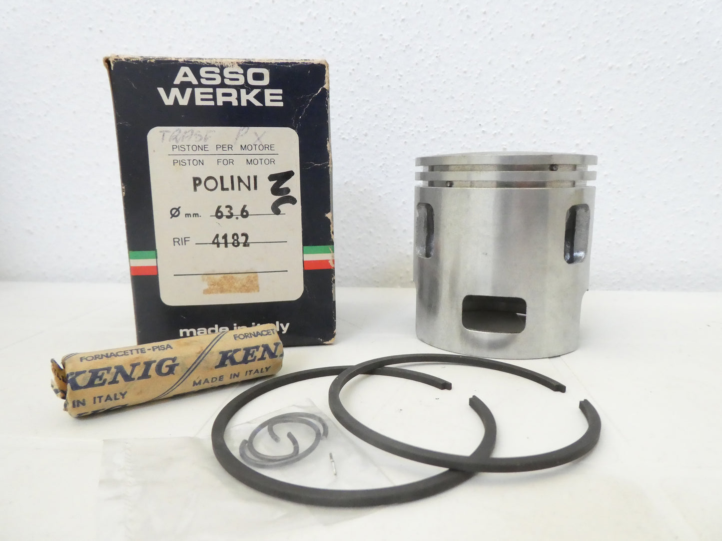 piaggio vespa px 125 150 pistone per Polini cilindro 175 piston polini cylinder mm 63,6