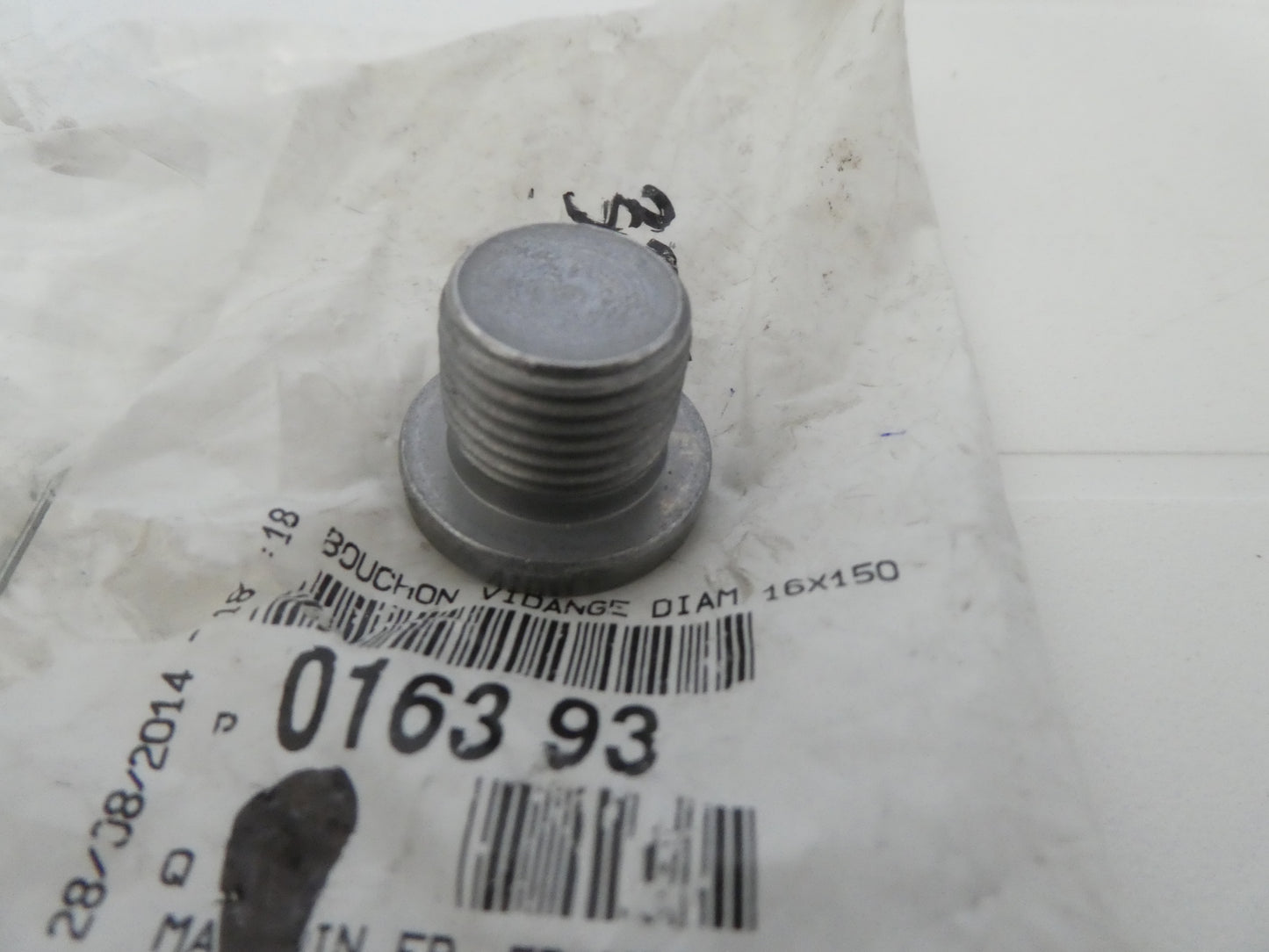 per peugeot citroen tappo olio motore screw blot oil drain cap m 16 1,5 016393