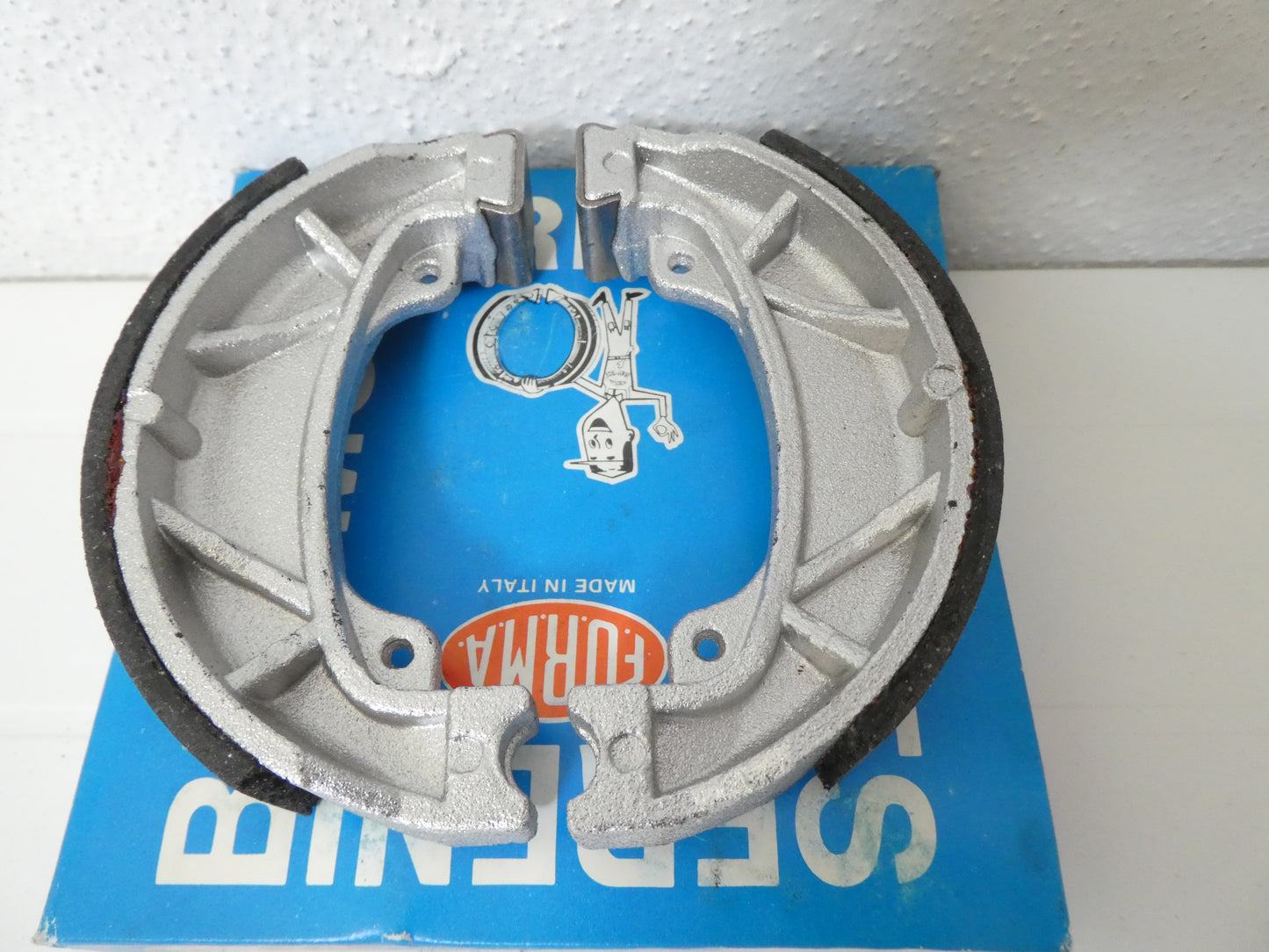Per Italjet Report scooter 110x25 Ganasce per freno anteriori tamburo BRAKE SHOES front