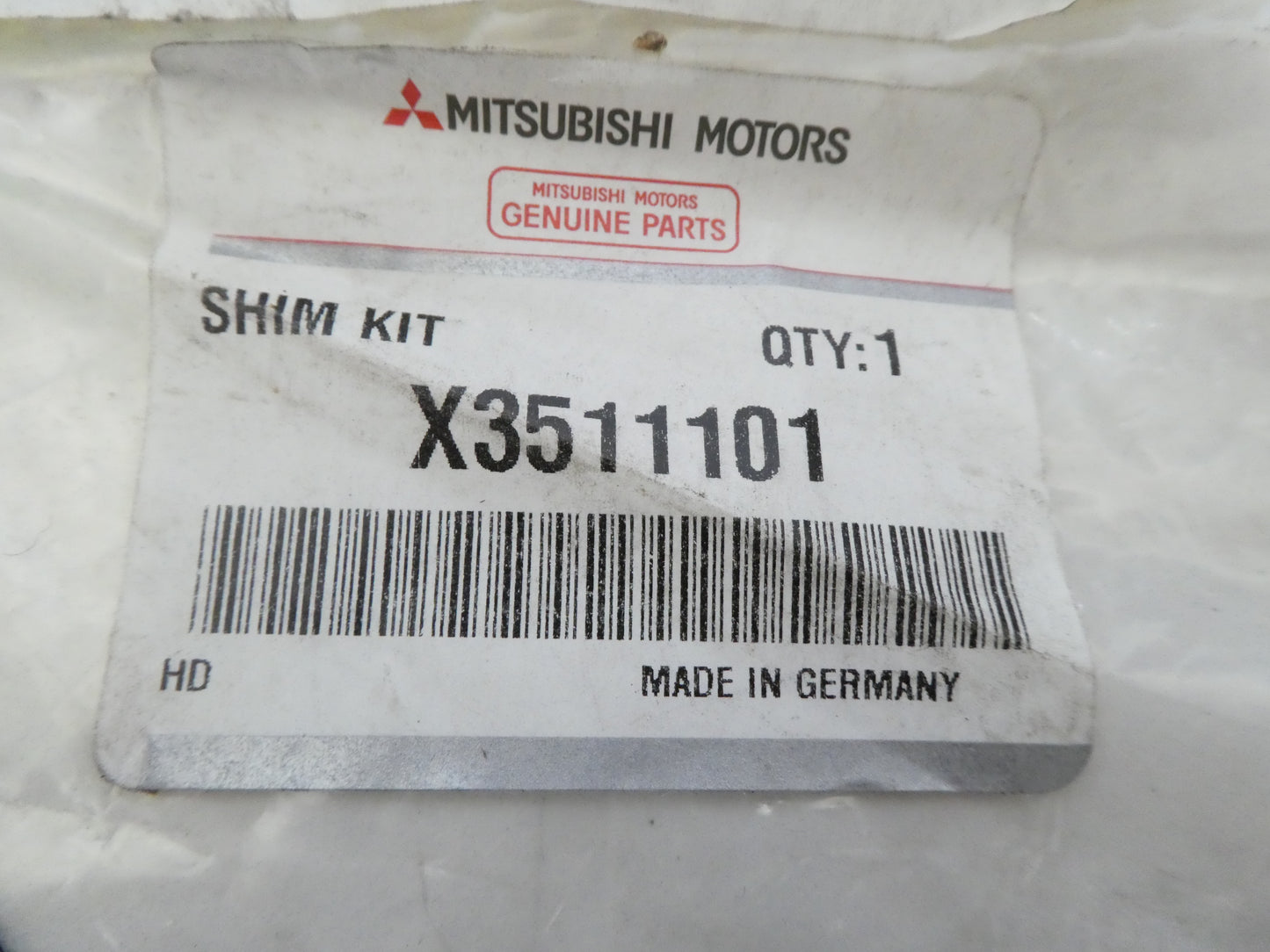 per auto mitsubishi colt lancer galant coppia piastrina antifischio freno pair plate shim brake x3511101
