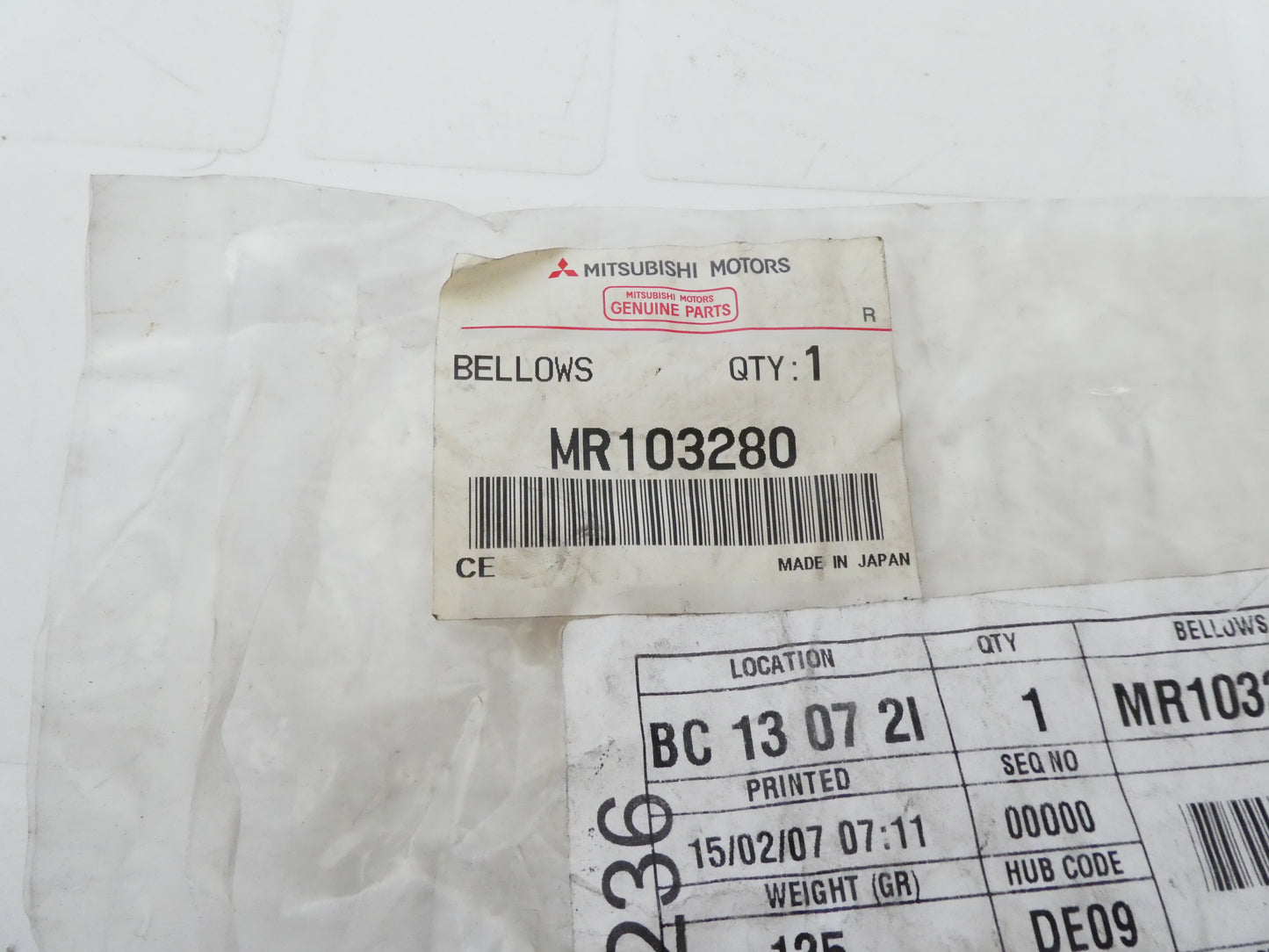 per auto mitsubishi bellows tube steering rubber gomma soffietto sterzo mr103280