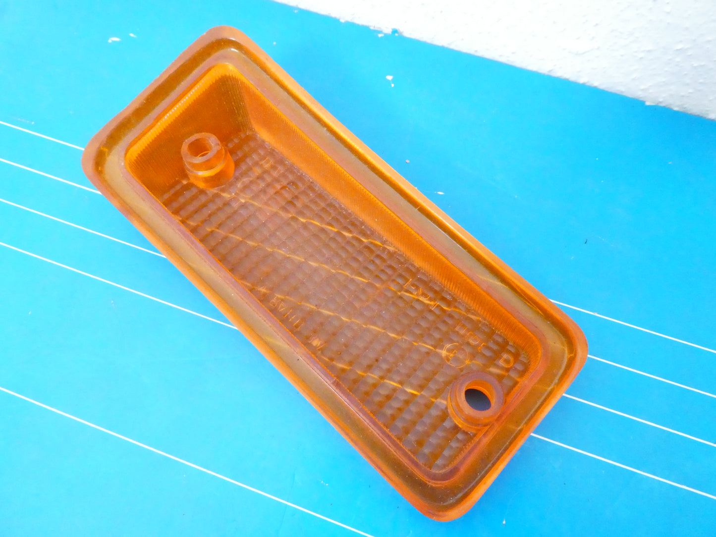 Per Fiat 126 auto gemma lente arancio per anteriore sinistra fanalino freccia veralux 11666