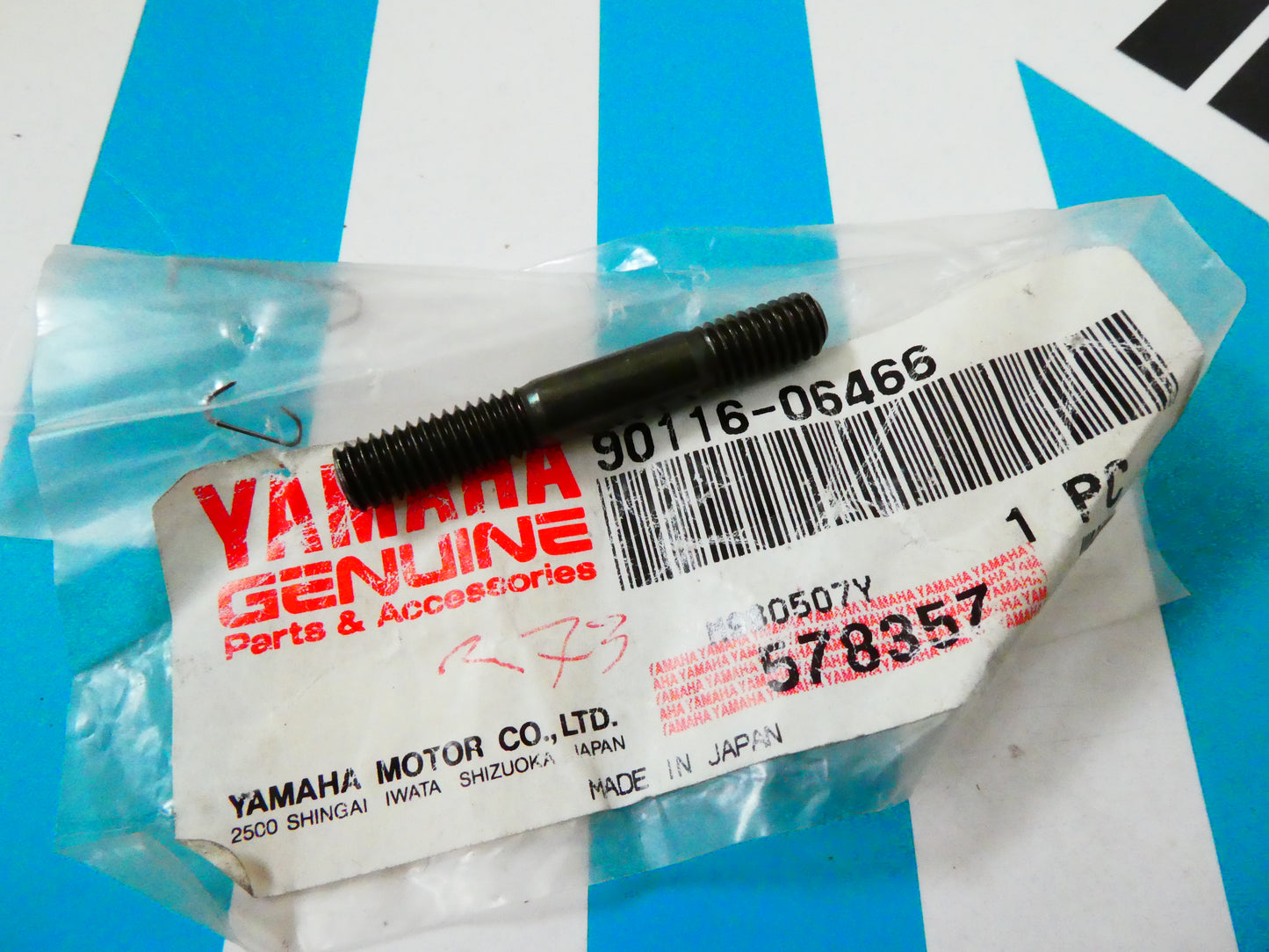 per Yamaha prigioniero testa head stud 9011606466 moto motorcycles fz 750