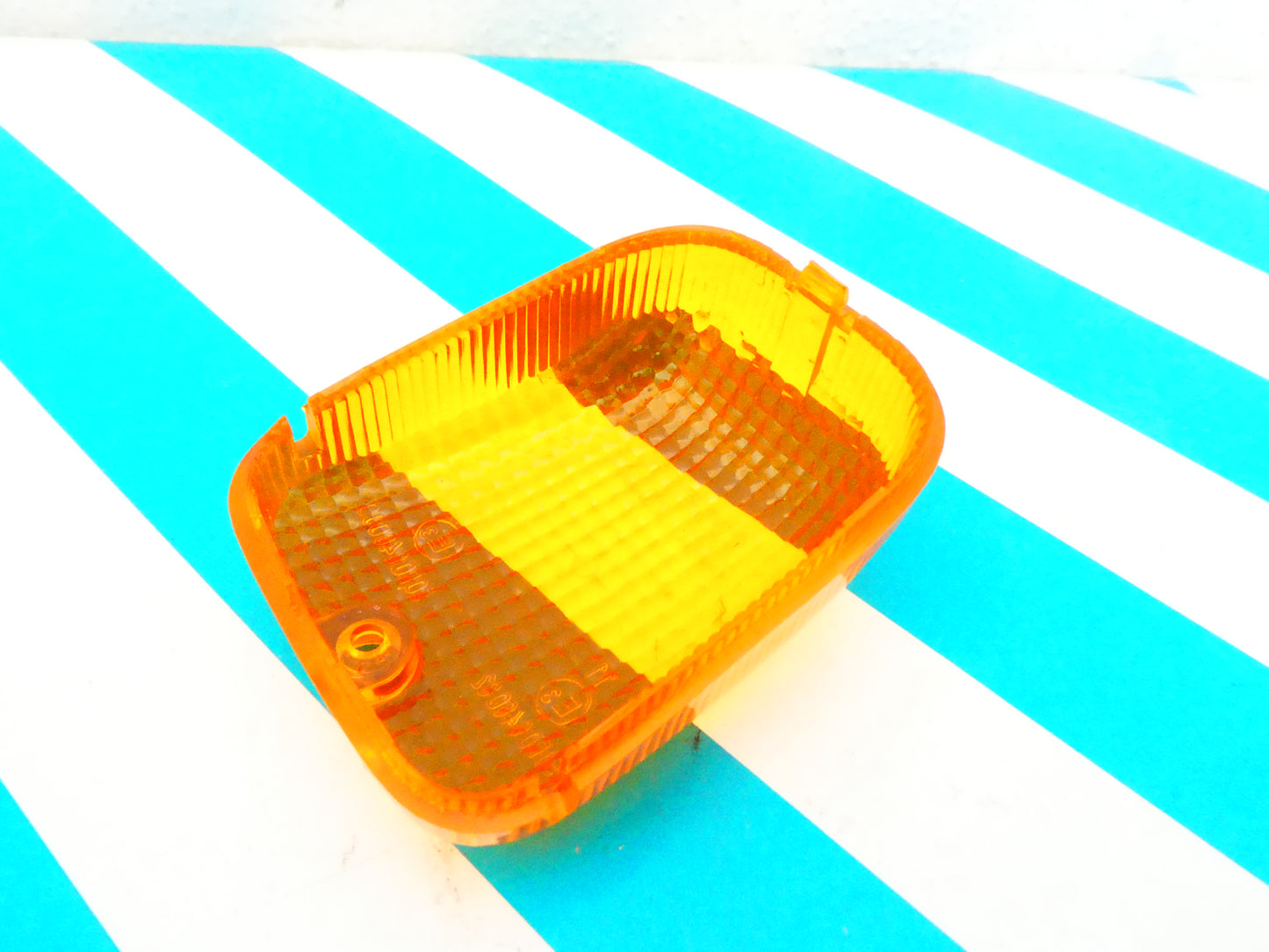 per scooter moto lente trasparente freccia sinistra arancione lens turn signal triom 210061