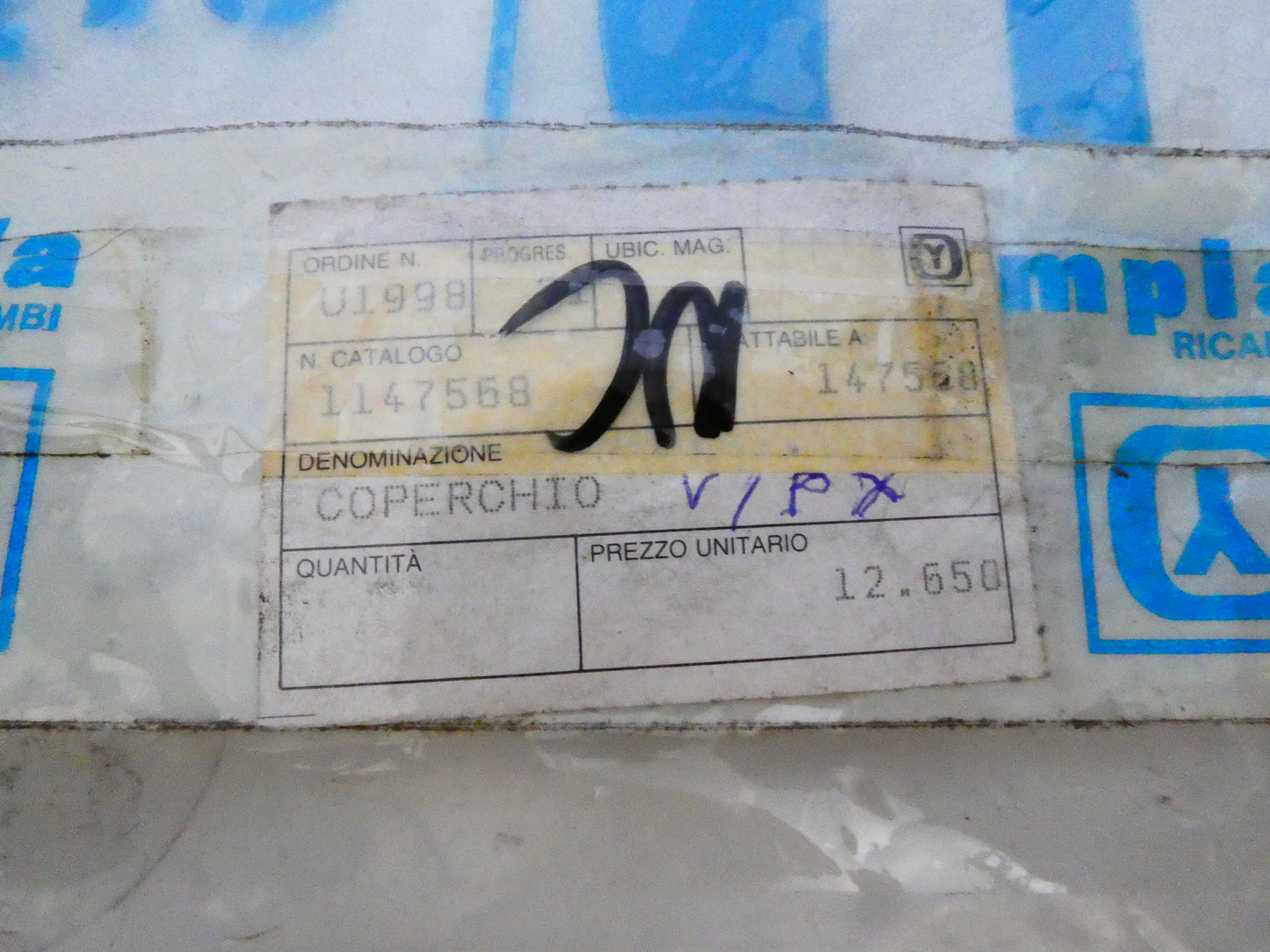 per piaggio vespa px125 px150 p200e copri ventola cover carter volano cover flywheel olympia nero