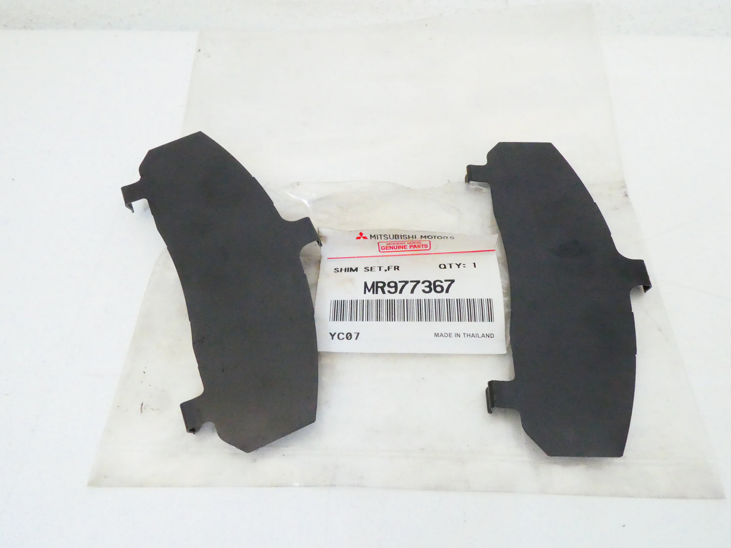 per auto mitsubishi L200 96 07 piastrine spessori pastiglie freno anteriore shim front brake pads mr977367