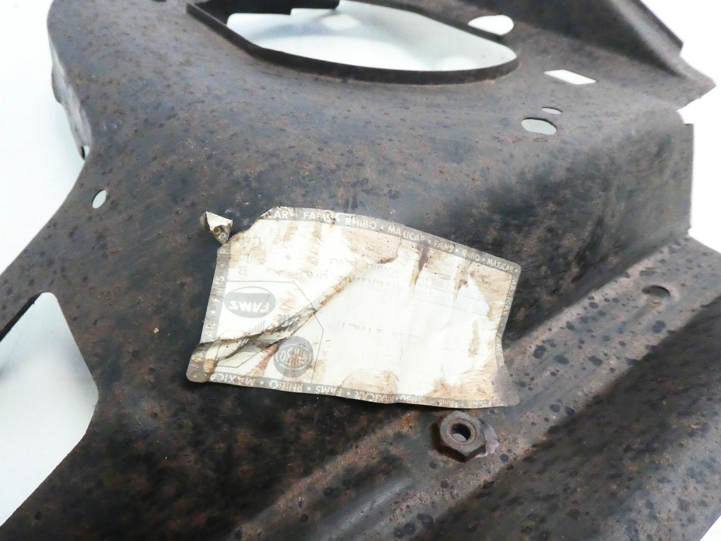 per auto Fiat uno 1 serie mascherina lamiera faro anteriore sinistra headlight front left rhibo