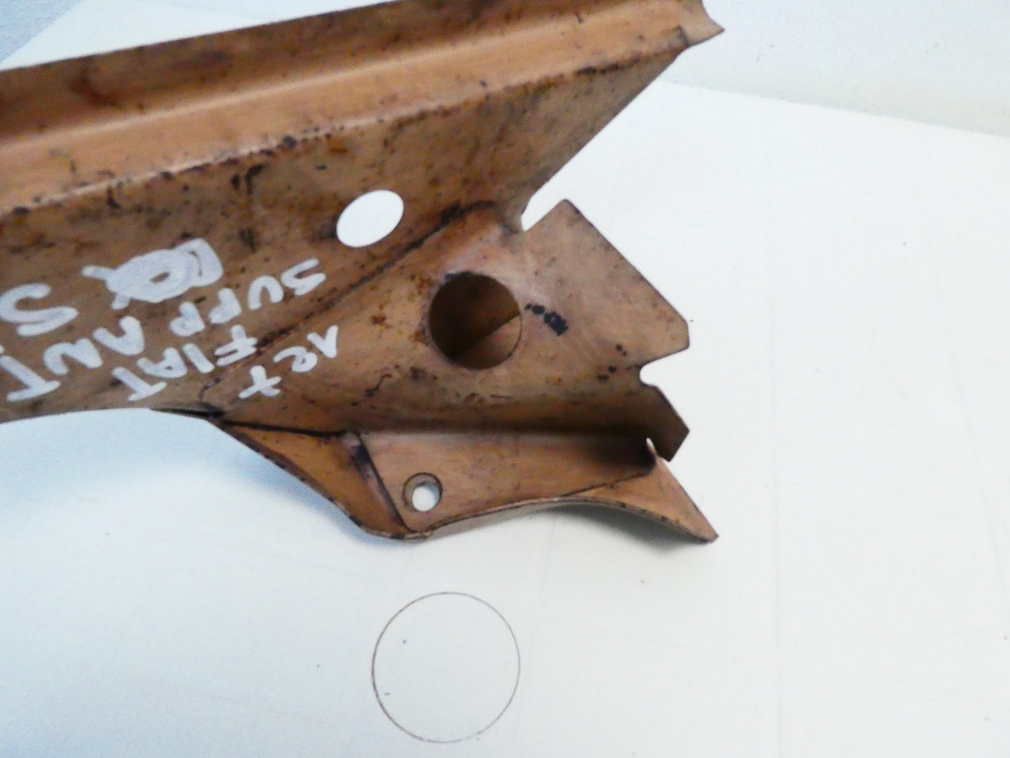 per fiat 127 supporto anteriore lamiera longherone carrozzeria punta sinistro auto bracket