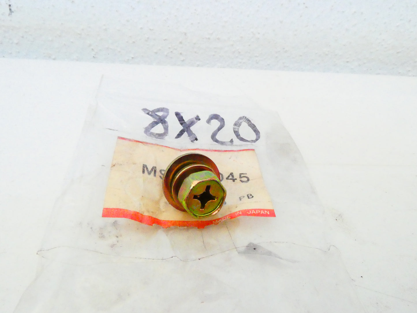 per auto mitsubishi ms240045 bullone rondella vite esagonale bolt screw 8 x 20