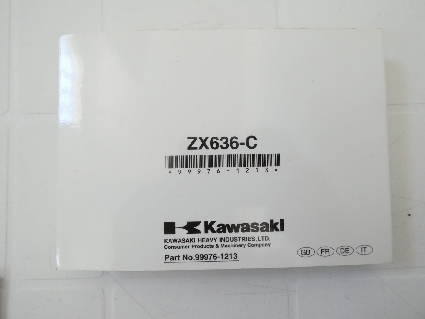 per kawasaki ninja zx 6r 636 - C owners manual manuale uso manutenzione moto betriebsanleitung