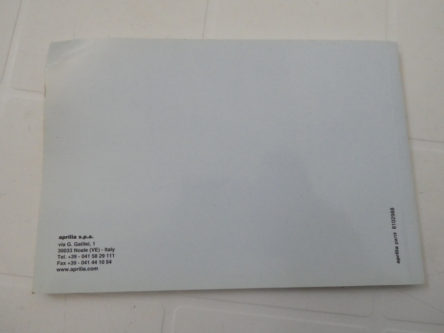 per Scarabeo 125 150 libretto manuale uso manutenzione scooter motore per rotax