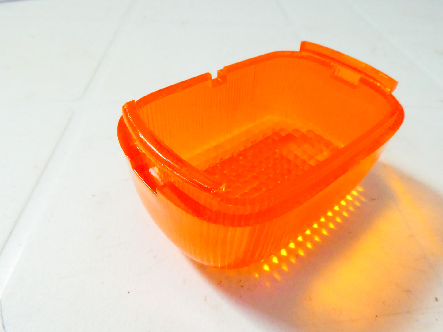 per moto guzzi malanca lente freccia arancione montel p2165 p2166 lens flasher turn signal
