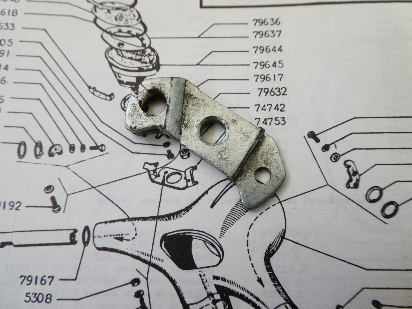 per piaggio vespa 125 150 vbb vla1 vba vnb levetta cavo gas acceleratore 84240