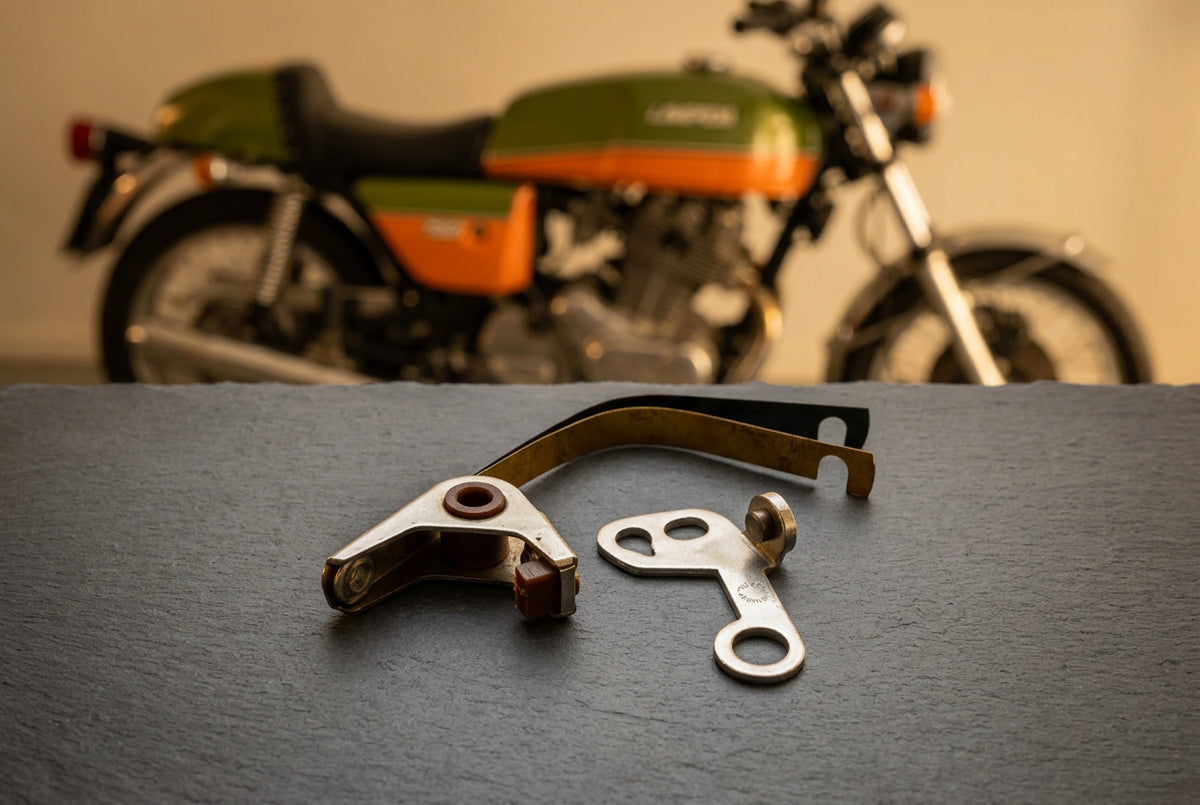 Per laverda 125 moto puntine contatti accensione per volano cev flywheel