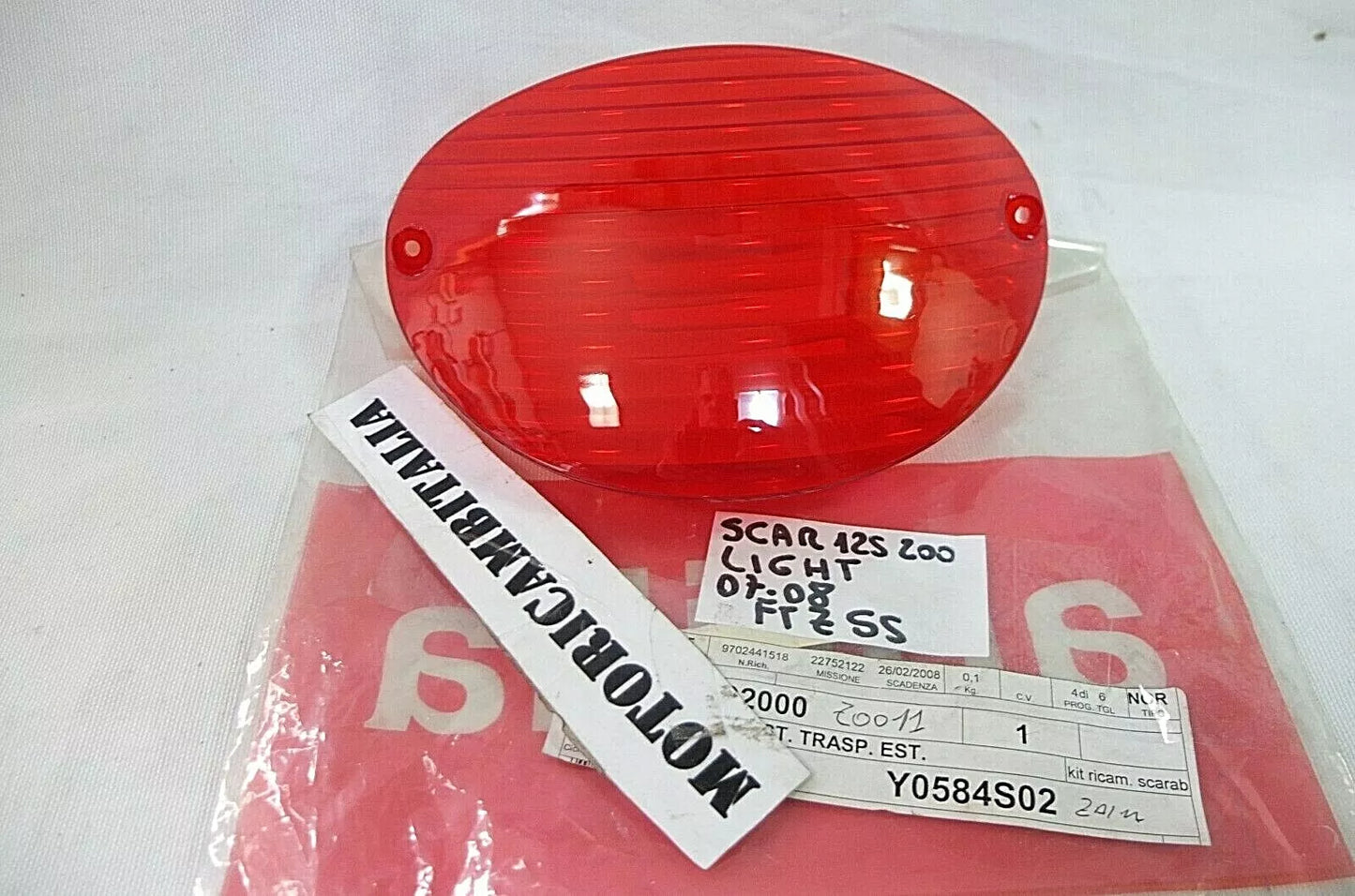 per aprilia scarabeo 125 200 07 08 light gemma per fanalino faro posteriore stop lens tail light