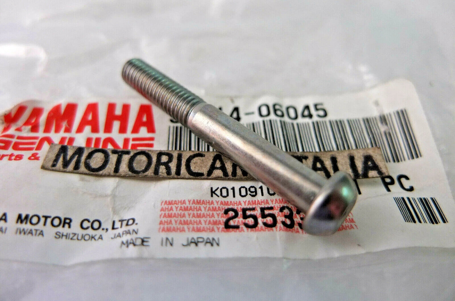 Per YAMAHA XVS XV virago 250 92014-06045 moto vite brugola staffa faro bolt xv 4tr