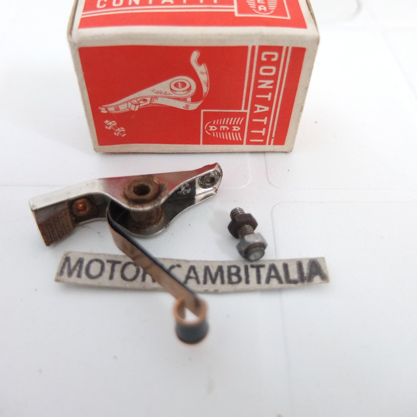 Contatti accensione puntine per volano impianto Piaggio Vespa 98 Ape 125 contact point cod 131