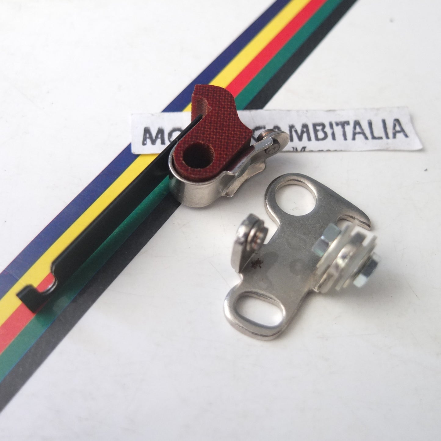 Puntine contatti accensione volano Dansi per Lambretta LI 125 contact point