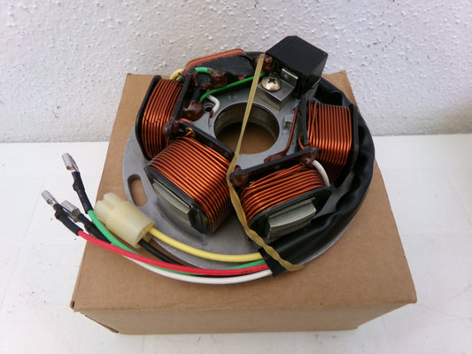 per Piaggio Vespa px 125 150 200 statore accensione per volano 3 faston 2 spine 5 bobine