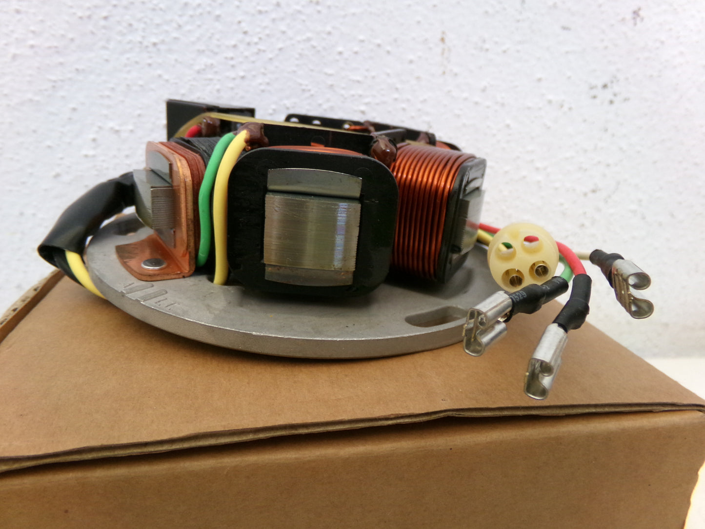 per Piaggio Vespa px 125 150 200 statore accensione per volano 3 faston 2 spine 5 bobine